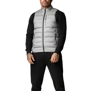 เสื้อแจ็กเก็ตเสื้อขนเป็ดแขนกุดลำลองสำหรับผู้ชายฤดูหนาว - Product Image 1