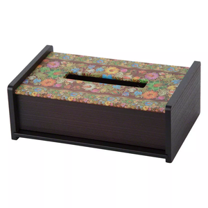 Boîte à mouchoirs en bois rectangulaire écologique Designer imprimé Boîte à mouchoirs en bois personnalisée Vente personnalisée - Product Image 1