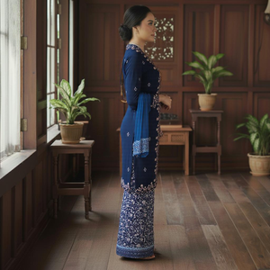 ชุดเซดดอนดอน รายา 2025 บาจู คูรุง บอรอง ชุดราตรีแบบเรียบง่าย เป็นมิตรกับสิ่งแวดล้อม ไม่ต้องรีด ผ้าซีอีเครป ราคาถูกจากผู้ผลิตโดยตรง - Product Image 3