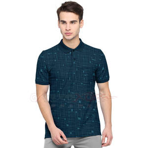 Polo con logotipo personalizado para hombre, camiseta con logotipo bordado para verano, tela de algodón, Polo ajustado con estilo para hombre - Product Image 1