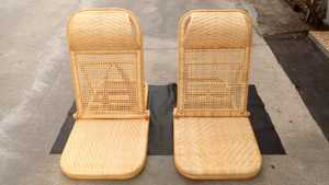 Chaise longue pliante en rotin réglable facile à transporter de super qualité pour les hôtels de plage salon salle à manger meubles de salle de bain extérieurs - Product Image 4