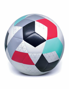 Balón de fútbol de diseño personalizado, tamaño 5, Balón de partido cosido a máquina de alta calidad, cuero mejorado, material de PVC PU - Product Image 3