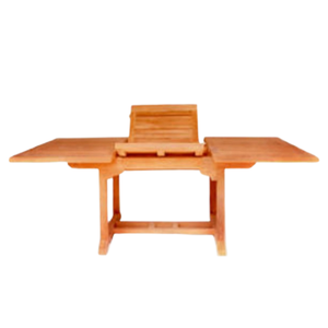 Meuble de table rectangulaire en bois écologique pour usage extérieur, pliable, design moderne, durable - Product Image 6