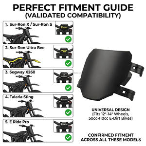 Placa de Matrícula Frontal JFG para Motocicleta Light Bee X, Accesorios de Mejora, Piezas para Moto de Cross Off-Road - Product Image 3