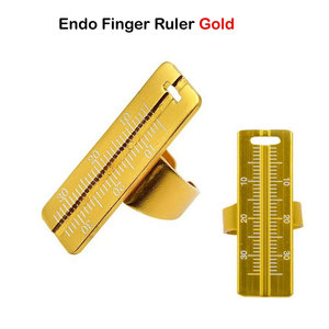 Regla de dedo dental Endo Gauge Span Medida Escala Anillo ORO - Product Image 6