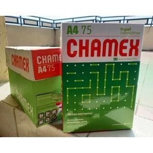 Papel para Copiar Chamex de Fábrica Brasileña, Tamaño A4, 80 g/m², 5 Resmas/Caja, Papel para Fotocopias Chamex, Papel Sulfito - Product Image 2