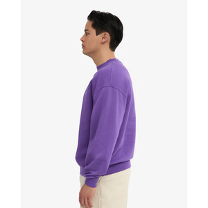 High Quality Winter Man Custom Distressed Sweatshirt Pullover <b>Thick</b> <b>Fleece</b> Lining Urban Streetwear Supplier OEM Sweatshirt - Product Image 3