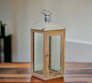 Vente en gros Lanterne marocaine décorative personnalisée en bois Bougeoir pour la maison Photophore parfumée décoratif - Product Image 2