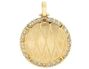 Fait sur mesure VVS Moissanite Diamant Glacé En S925 Argent Hip Hop Image Mémoire Pendentif Pour Rappeur Cadeau - Product Image 4