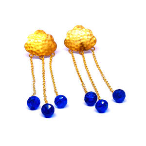 Style classique de tous les jours 925 en argent Sterling plaqué or apatite améthyste pierres précieuses boucles d'oreilles suspendues ensemble boucles d'oreilles à breloques pour femmes - Product Image 4