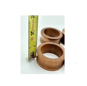 Anneaux porte-serviettes en bois en gros et taille personnalisée anneau de serviette articles de décorations de table de mariage de table - Product Image 5