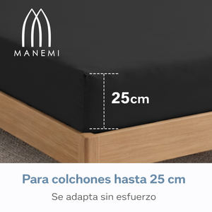 ผ้าปูที่นอนไมโครไฟเบอร์โพลีเอสเตอร์ 100% OEKO TEX แบบมีขอบยาง ยืดหยุ่นได้  กระเป๋าผ้าปูแบบลึก รองรับความสูงสูงสุด 25 ซม. พร้อมผ้าปูแบบเรียบ - Product Image 3