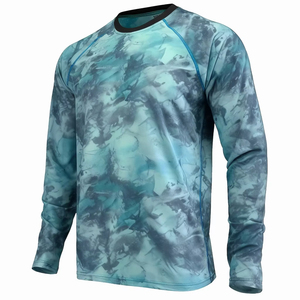 เสื้อตกปลาผู้ชายใส่สบาย แขนยาว ผ้ากีฬาคุณภาพพรีเมียม โพลีเอสเตอร์ - Product Image 4