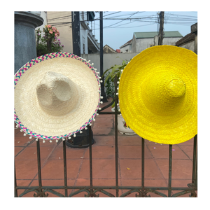 Vibrant Vietnam Straw <b>Hat</b> Mexican Straw <b>Hat</b> for <b>Holiday</b> Fairs and Performance Needs - Product Image 5