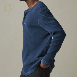 Casual <b>Men's</b> Henley Soft Cotton <b>Shirt</b> Plus Size Knitted Breathable Streetwear Everyday Sports <b>Collarless</b> Design Sporty Quick Dry - Product Image 3