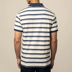 Nuevo en 2023, Camisetas Polo de Golf de Manga Corta a Rayas para Hombre, Transpirables, Ajustadas, de Alta Calidad, con Logotipo Personalizado - Product Image 3