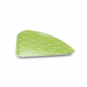 Assiettes en carton blanc personnalisées Mod. Tranche de 1/4 - Qualité alimentaire jetable pour sushi, sandwich, cookie, gâteau - Product Image 1