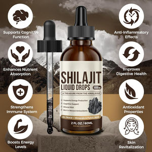 OEM/ODM gouttes de Shilajit de l'Himalaya pur en bouteille pour hommes femmes de qualité médicale riche en acide fulvique extrait de plantes sauvages - Product Image 5