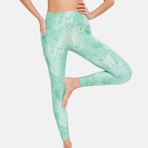 กางเกงเลกกิ้งโยคะผู้หญิงเอวยางยืด ระบายอากาศได้ดี แห้งเร็ว คุณภาพสูง ดีไซน์ใหม่ - Product Image 3