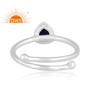 แหวนวางซ้อนกันได้สำหรับผู้หญิงทำจากเงินแท้925เหมาะสำหรับเป็นของขวัญ - Product Image 4