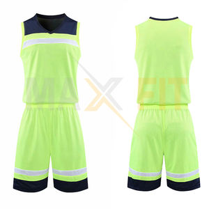 Camiseta y pantalones cortos de baloncesto Reversible de último diseño 2025, diseño personalizado, servicio OEM, uniformes de baloncesto duraderos de bajo MOQ - Product Image 4