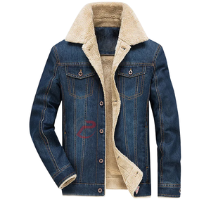 Printemps automne hommes jean Slim Fit veste jean manteau Denim veste Vintage Logo personnalisé hommes 2025 déchiré collège étudiants - Product Image 6
