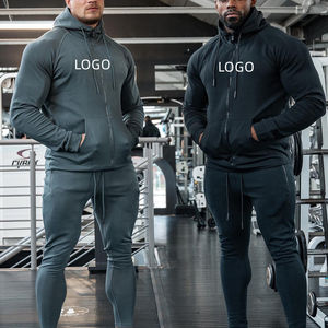 Dernière conception personnalisée hommes Slim Fit survêtement empilé/hommes survêtement/sur mesure hommes Jogging costume - Product Image 1