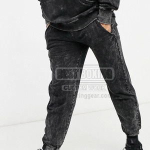 Survêtements de lavage à l'acide de haute qualité survêtements de lavage à l'acide de coton Polyester bas quantité minimale de commande haut à la mode pour hommes - Product Image 3