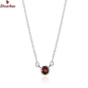 Vente en gros vente directe de bijoux en argent sterling 925 collier de pierres précieuses en perles naturelles plaquées or 18 carats pour femmes - Product Image 6