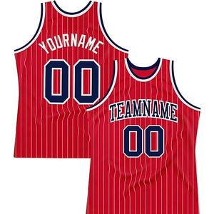 Vente chaude Maillots de basket-ball pour hommes Nom de l'équipe personnalisé Numéro Logo Tissu respirant à séchage rapide OEM Fournisseur d'uniformes en gros - Product Image 4
