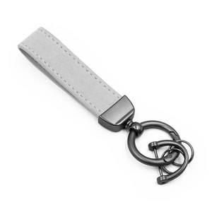 Porte-clés de voiture en cuir véritable de haute qualité, design personnalisé, logo personnalisé, porte-clés tendance, logo métallique, cadeau promotionnel - Product Image 3