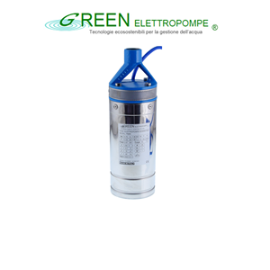 Pompe submersible électrique haute pression de qualité italienne - Série P - Impeller périphérique pour puits et réservoirs pour l'eau propre - Product Image 1