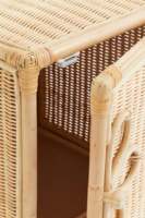 Prix d'usine-penderie de poupée en rotin pour enfant-table d'appoint en rotin-panier de rangement en rotin 2025