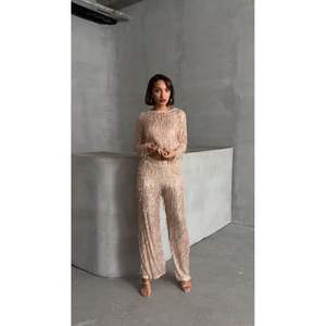 Pantalons en tulle pour femmes en gros avec paillettes et pantalons à sequins - Product Image 3