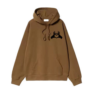 Customized Acid Wash Hoodies Pullover Streetwear Heavyweight Acid Washed Hoodies With <b>Screen</b> Printed Logo Design - Product Image 5