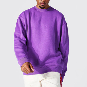 Sudadera Personalizada con Cuello Redondo, 100% Algodón, 500 Gsm, Sudadera Extra Grande de Felpa Francesa, Sudadera con Cuello Redondo Estilo Urbano - Product Image 5