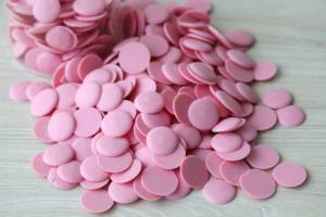 Chocolate Compuesto de Excelente Calidad con Envío Rápido, HALAL, OEM/ODM, Chocolate de Fresa en Forma de Botón, Precio al por Mayor para Panadería - Product Image 4