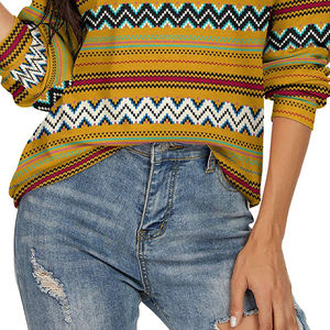 Jersey de alta calidad de algodón para mujer, sudaderas multicolor personalizadas para gimnasio, Fitness, sudadera de cuello redondo para mujer - Product Image 5