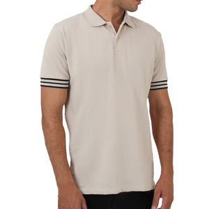 Tissu en coton de coupe régulière, doux au toucher, léger, idéal pour le printemps, l'été et l'automne. Polo durable pour hommes. - Product Image 1