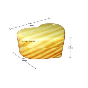 <b>Heart</b> <b>Shape</b> Pine Wood Engagement Ring <b>Box</b> Handmade Rustic Ring Holder for Proposals, Weddings & Anniversary Gifts - Product Image 1