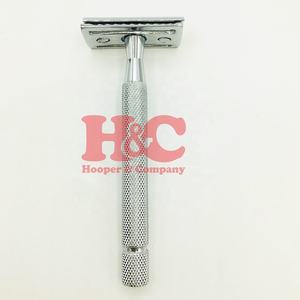 Maquinilla de Afeitar de Doble Filo de Acero Inoxidable para Hombre, de Alta Calidad, con Mango de Plástico, Color Personalizado, MOQ Bajo, Venta al Por Mayor - Product Image 3