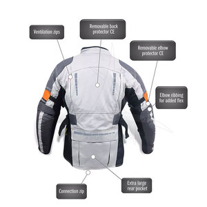 เสื้อแจ็คเก็ตหนัง Cardura ปี 2025 ระบายอากาศได้ดี ซิปแบบเต็มแขน สกรีนโลโก้ได้ตามต้องการ สำหรับผู้ชาย ฤดูหนาว สีตามสั่ง ALDEN INTERNATIONAL AI-4817 - Product Image 3