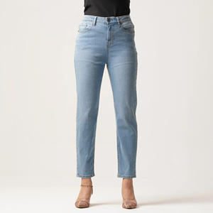Jeans de Mezclilla Ecológicos, Transpirables, Rectos y de Alta Calidad para Mujer, Resistentes a la Decoloración, Cómodos y Casuales, de Pakistán - Product Image 5