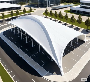 Structure de membrane tendue pour ombrage, terrain de <span class=keywords><strong>tennis</strong></span>, tissu imperméable résistant aux UV, couverture de toit pour terrain de <span class=keywords><strong>tennis</strong></span>/football/basket-ball - Product Image 5