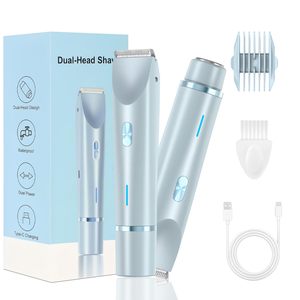 Afeitadora Eléctrica para Mujer, para Área del Bikini, Piernas, Brazos y Axilas, Recargable por USB, Doble Cuchilla, Resistente al Agua IPX7, 2000g, para Uso en Autocaravanas - Product Image 2