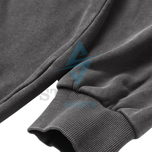High Quality Custom Logo Solid Acid <b>Wash</b> Winter Hoodie Vintage Unisex Heavyweight Hooded Collar for Men and Women - Product Image 5