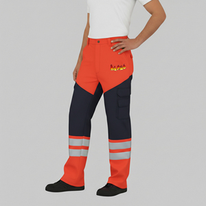 Pantalones de Seguridad Reflectantes Personalizados de Alta Calidad para Hombre, Alta Visibilidad, ANSI Clase 1, EN ISO 20471 CLASE 3, Poliéster Impermeable - Product Image 4