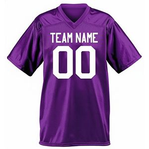 Camiseta de Fútbol Americano Personalizada al por Mayor, Transpirable, con Costuras de Malla, Uniforme Sublimado, Ropa de Equipo de Verano, Talla Grande - Product Image 6