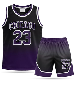 Prix de gros, uniforme de basket-ball uni pour hommes, uniforme de basket-ball de haute qualité, uniforme de basket-ball confortable pour hommes - Product Image 4