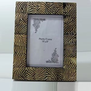 High Quality Vintage Wood Resin Inlay Hand Carved Photo <b>Frame</b> for Home Decor for Wall <b>Glass</b> Metal Table Manufactured Premiu - Product Image 6